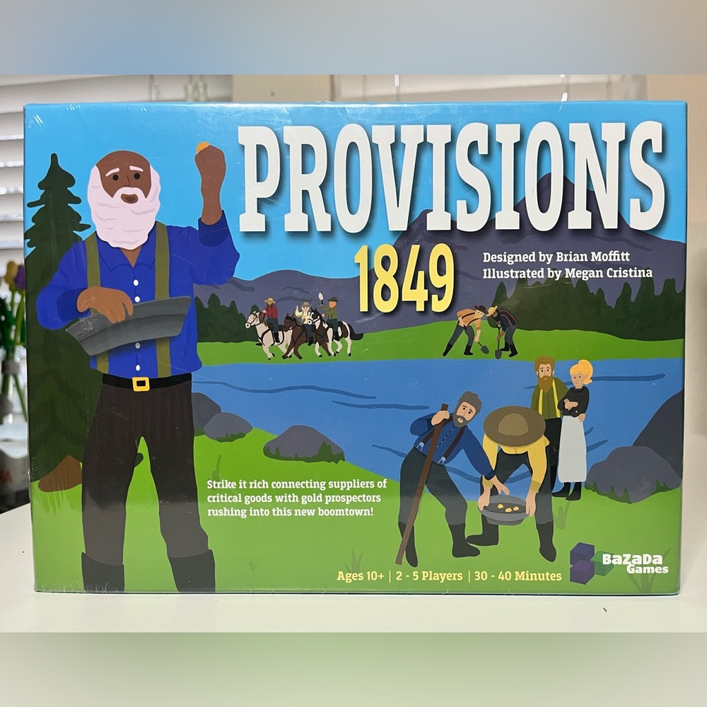 Provisions 1849 Board Game New California Gold Rush Store Owners and Prospectors